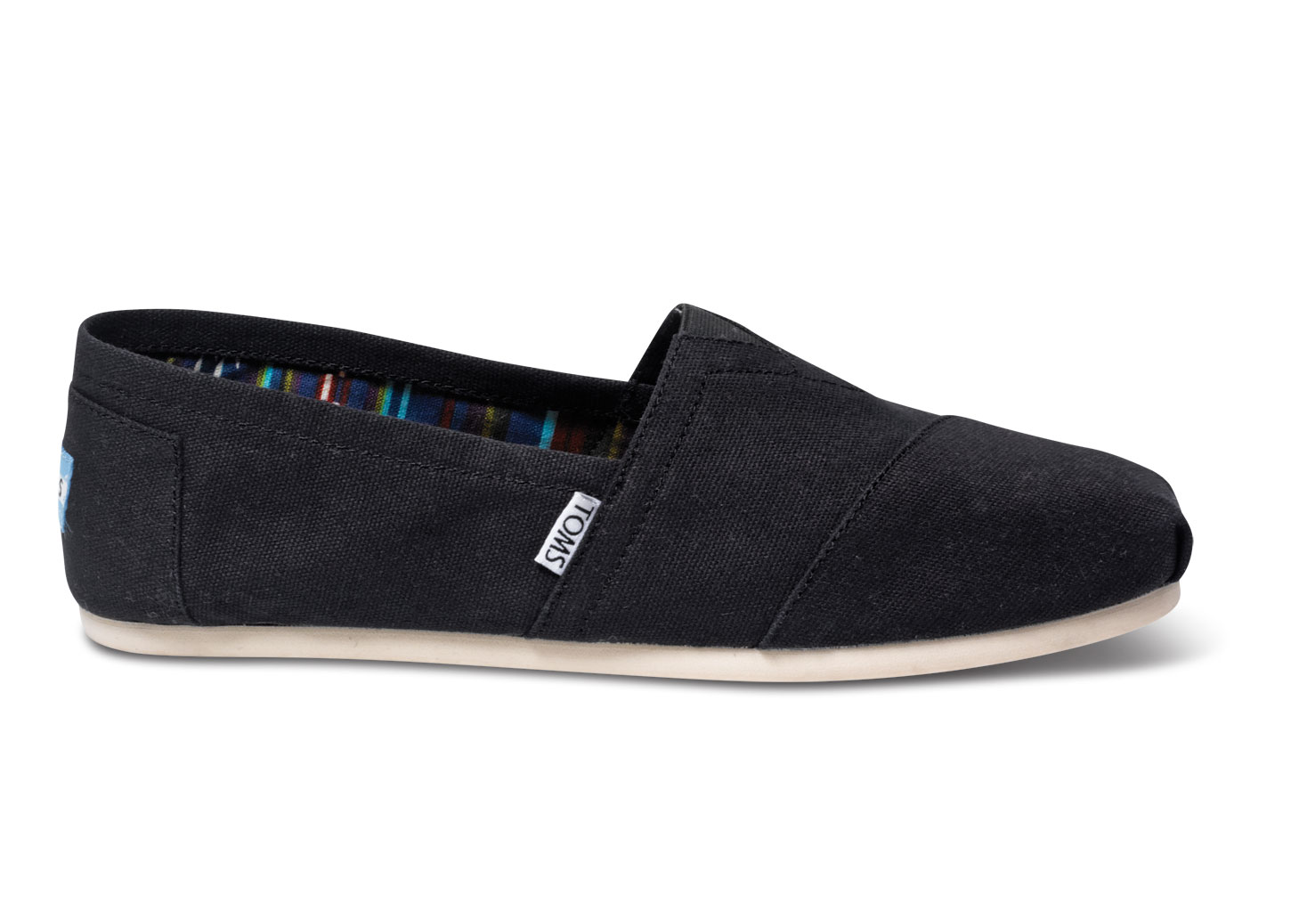 Toms Classics Canvas - Mens Alpargata Espadrilles - Black - NZ - 398065MAQ